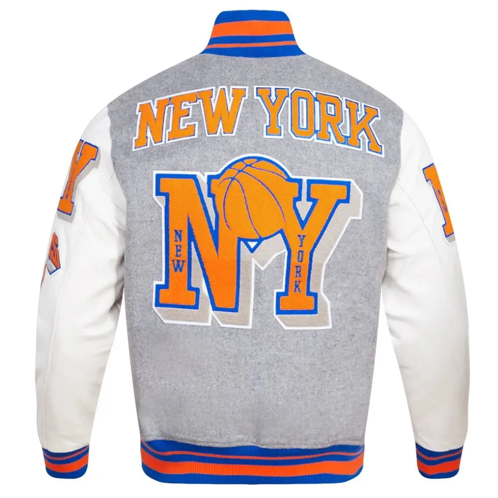 New York Knicks Mashup Varsity Jacket USA Jackets