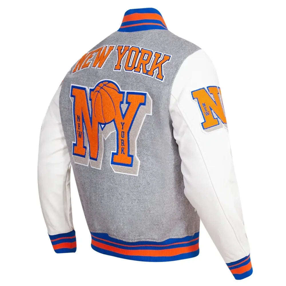 New York Knicks Mashup Varsity Jacket USA Jackets