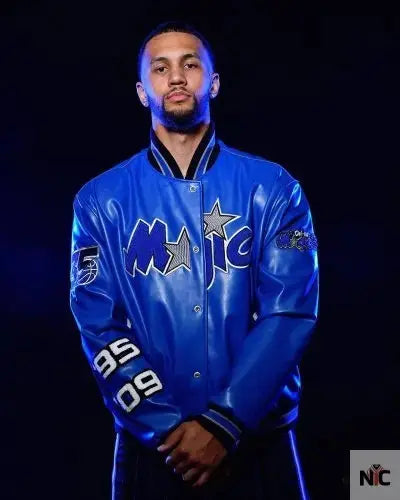 Orlando Magic Jeff Hamilton Blue Varsity Jacket USA Jackets