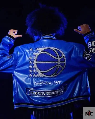Orlando Magic Jeff Hamilton Blue Varsity Jacket USA Jackets