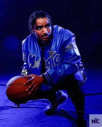 Orlando Magic Jeff Hamilton Blue Varsity Jacket USA Jackets