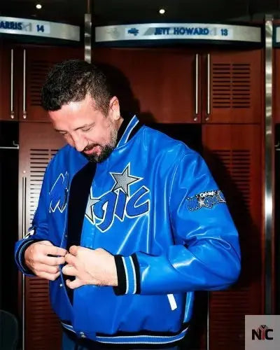 Orlando Magic Jeff Hamilton Blue Varsity Jacket USA Jackets