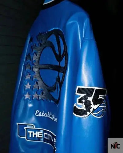 Orlando Magic Jeff Hamilton Blue Varsity Jacket USA Jackets