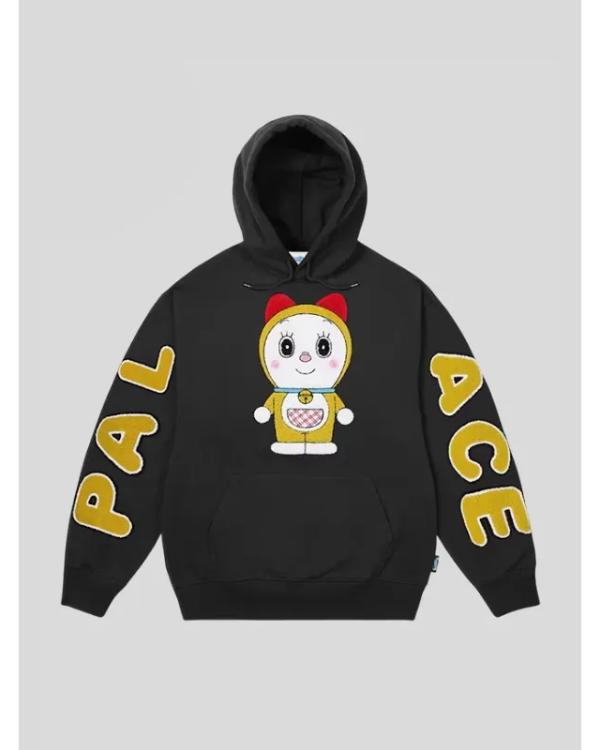 Palace x Doraemon Fleece Hoodie USA Jackets