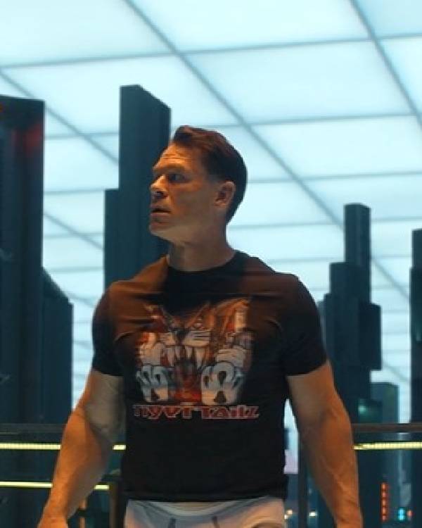 Peacemaker John Cena Black T-Shirt USA Jackets