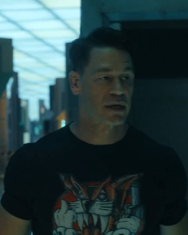 Peacemaker John Cena Black T-Shirt USA Jackets