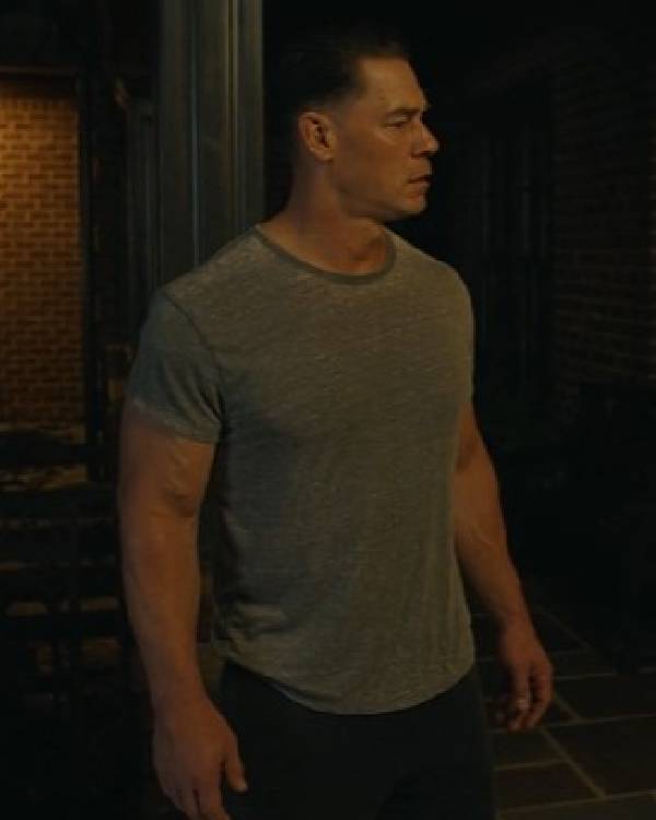 Peacemaker John Cena Grey T-Shirt USA Jackets