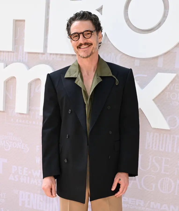 Pedro Pascal HBO Max Emmy Nominee Celebration Black Blazer USA Jackets