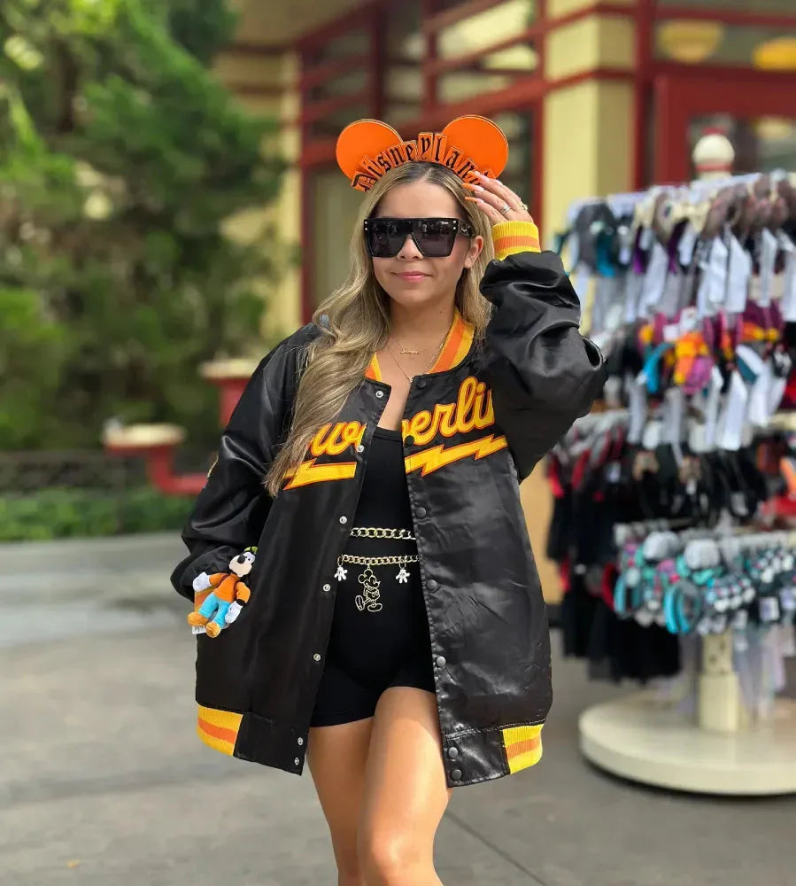 Powerline Black Varsity Jacket USA Jackets