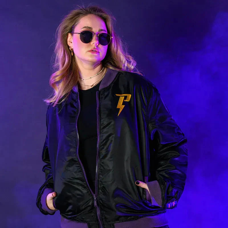Powerline Bomber Black Jacket USA Jackets