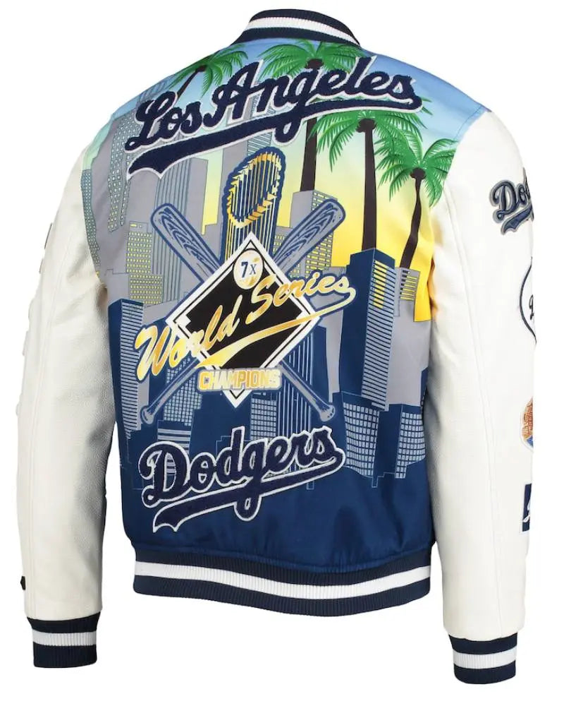 Pro Standard White Los Angeles Dodgers Varsity Jacket USA Jackets