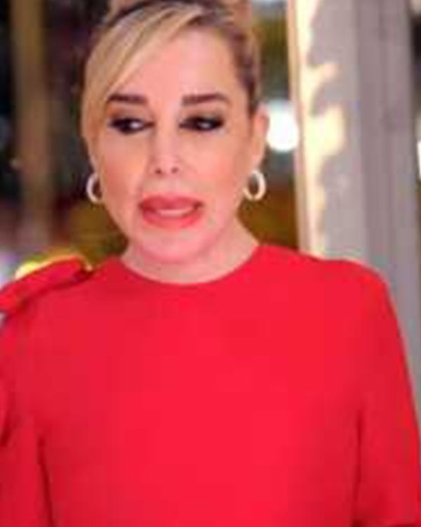 Real Housewives Of Miami Marysol Patton Red Bows Mini Dress USA Jackets