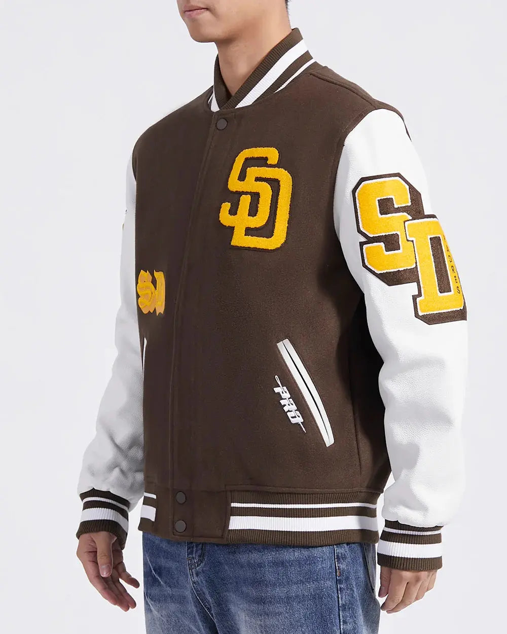 San Diego Padres Old English Varsity Jacket USA Jackets