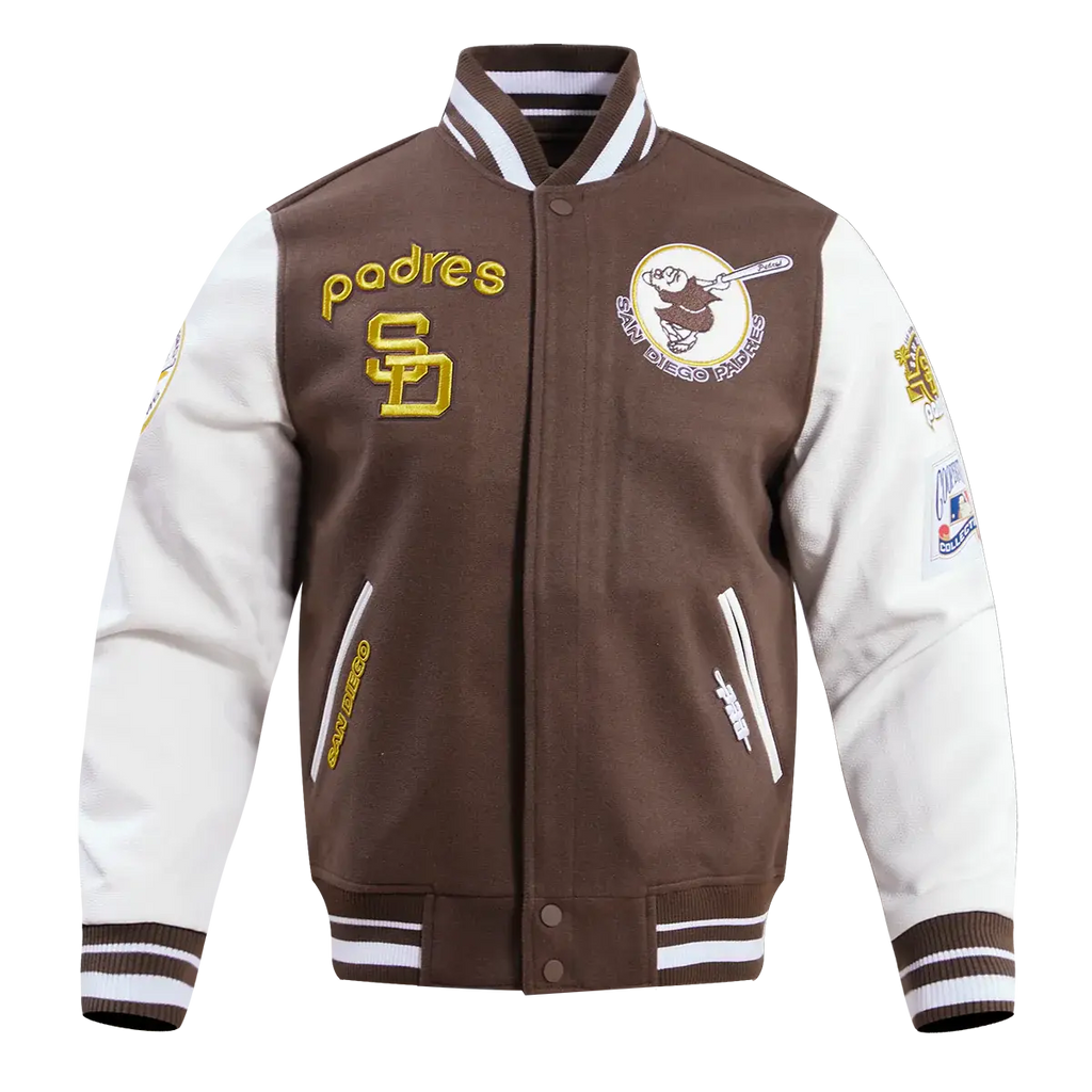 San Diego Padres Retro Classic Rib Wool Varsity Jacket USA Jackets