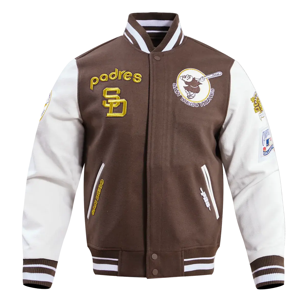San Diego Padres Retro Classic Rib Wool Varsity Jacket USA Jackets