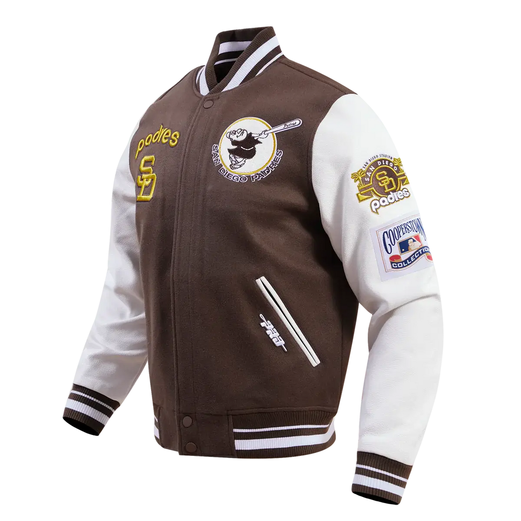San Diego Padres Retro Classic Rib Wool Varsity Jacket USA Jackets