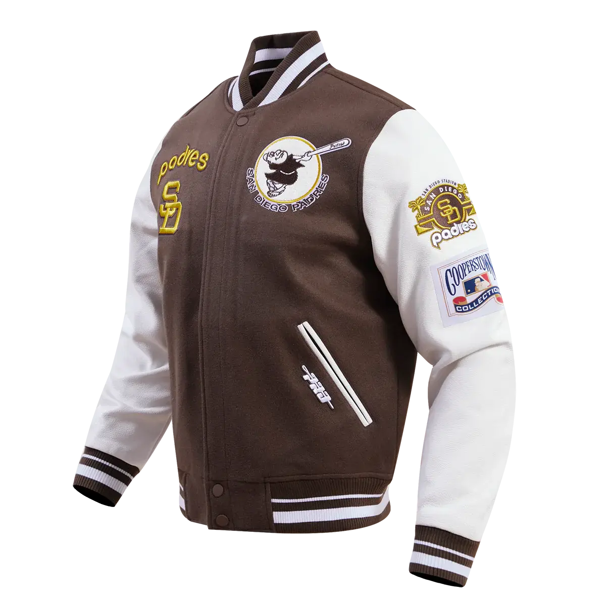 San Diego Padres Retro Classic Rib Wool Varsity Jacket USA Jackets