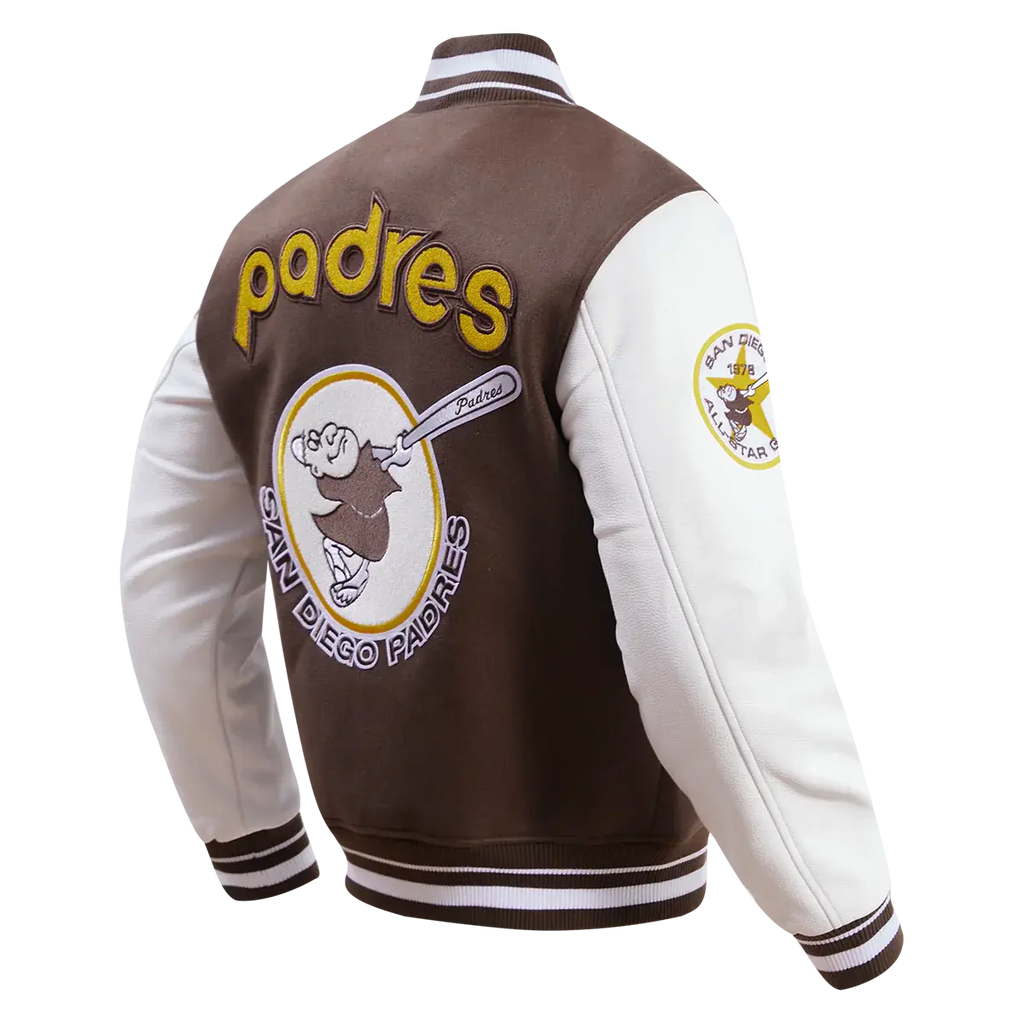 San Diego Padres Retro Classic Rib Wool Varsity Jacket USA Jackets