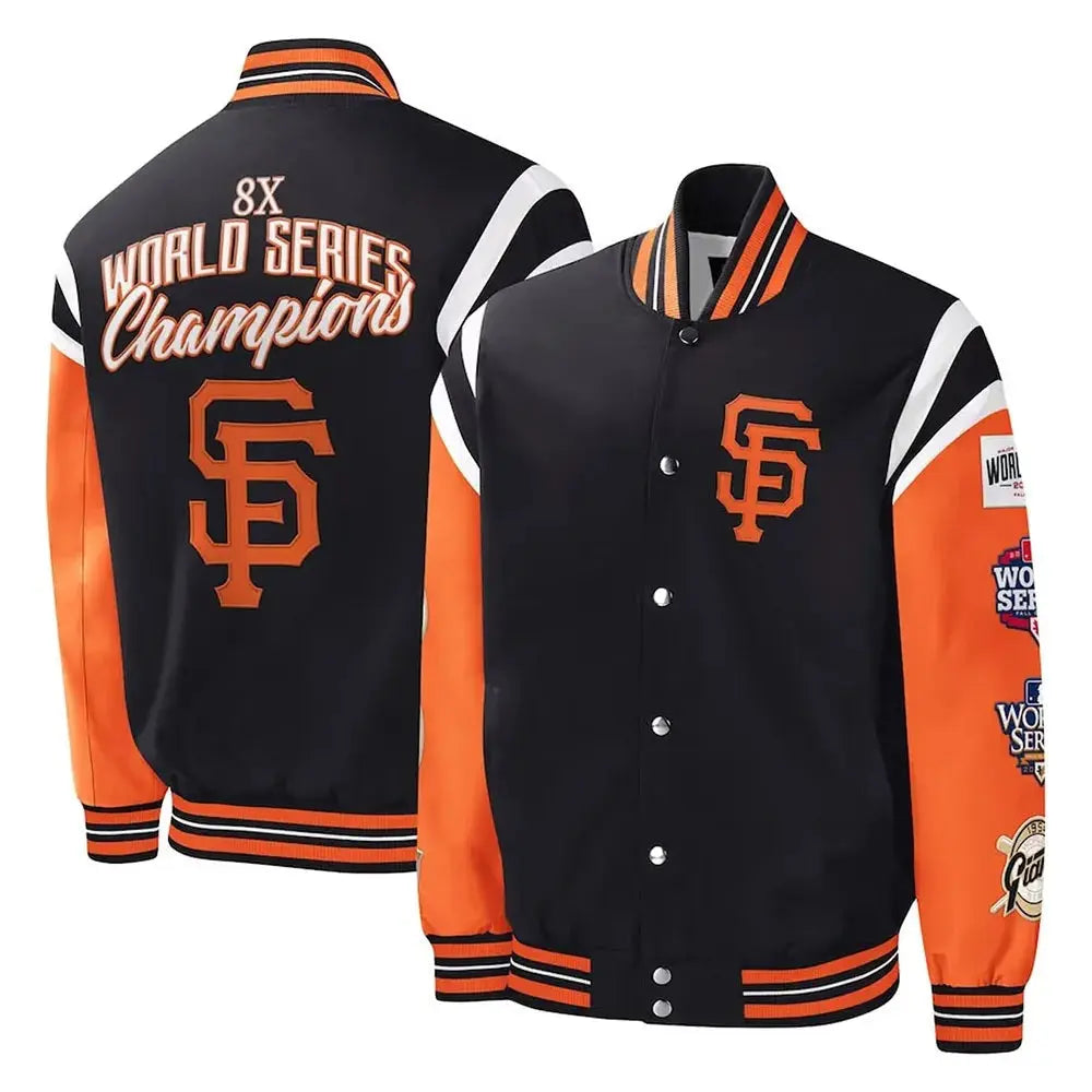 San Francisco Title Holder Varsity Satin Jacket USA Jackets