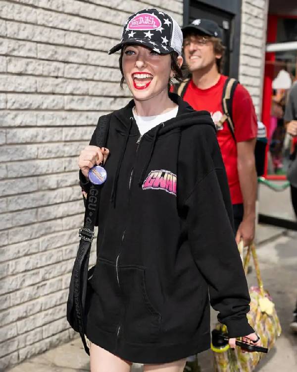 Sarah Sherman Philadelphia 2025 Black Hoodie USA Jackets