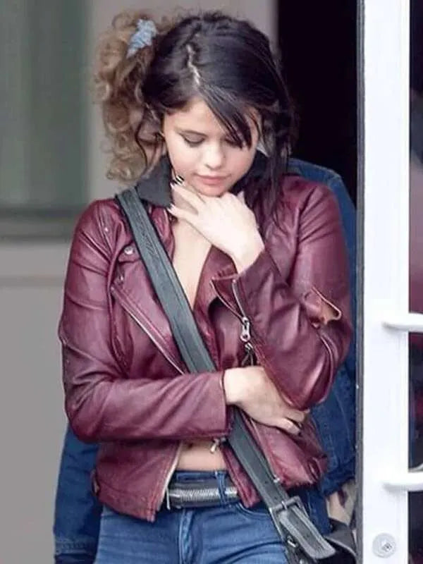 Selena Gomez The Fundamentals of Caring Maroon Jacket USA Jackets