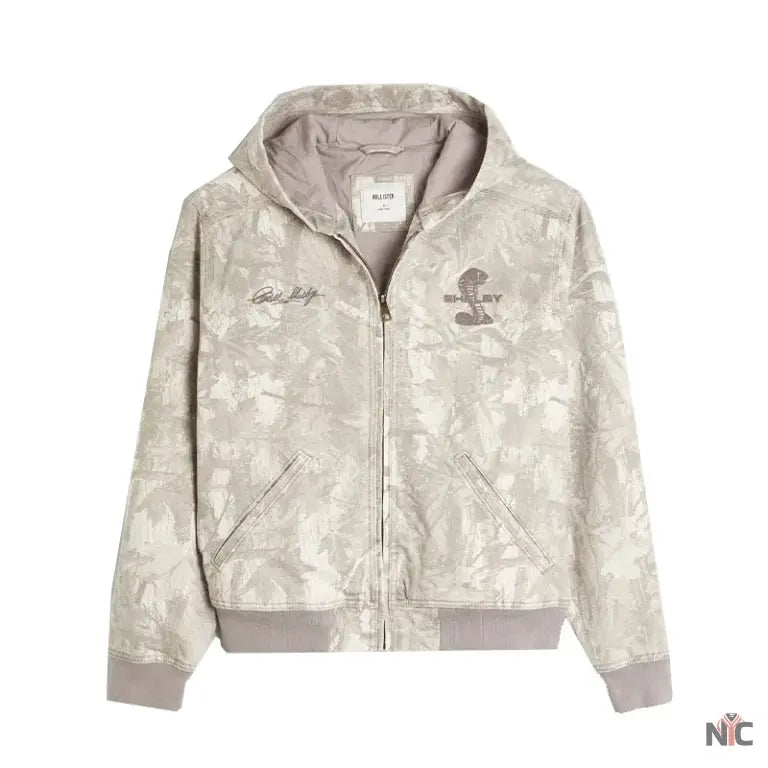 Shelby Graphic Zip-Up Hoodie USA Jackets