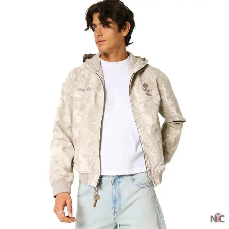 Shelby Graphic Zip-Up Hoodie USA Jackets