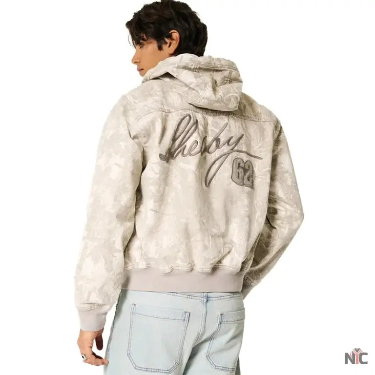 Shelby Graphic Zip-Up Hoodie USA Jackets