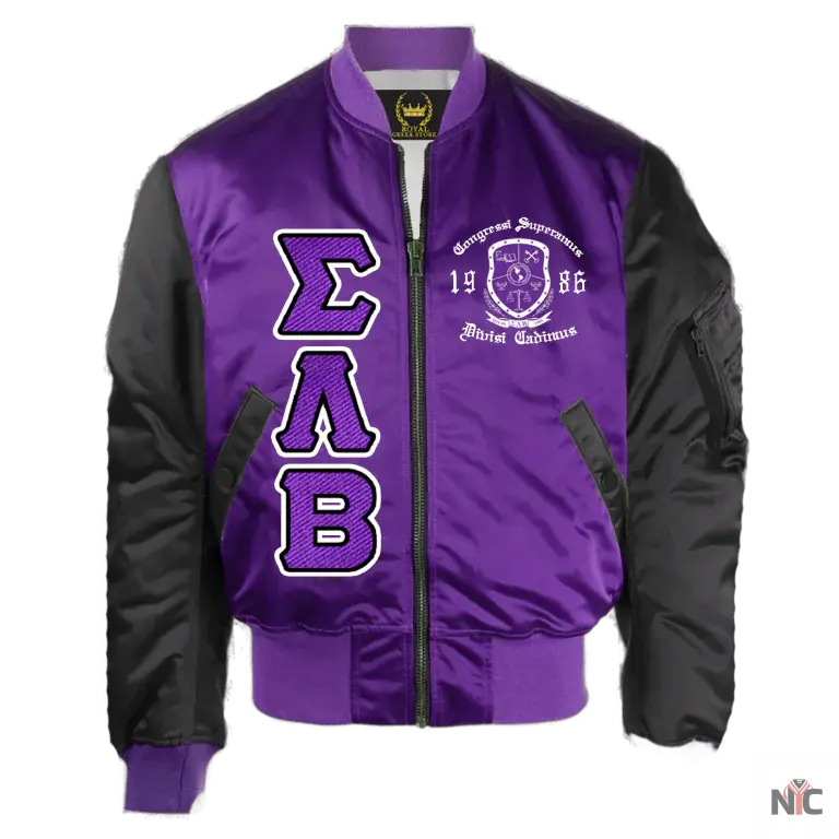 Sigma Lambda Beta Bomber Jacket USA Jackets