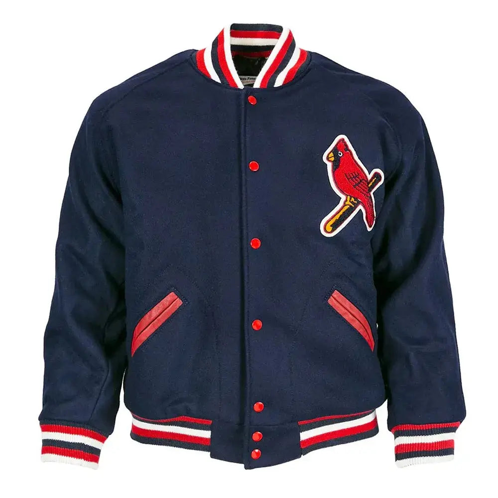 St. Louis Cardinals 1950 Wool Varsity Full-Button Jacket USA Jackets