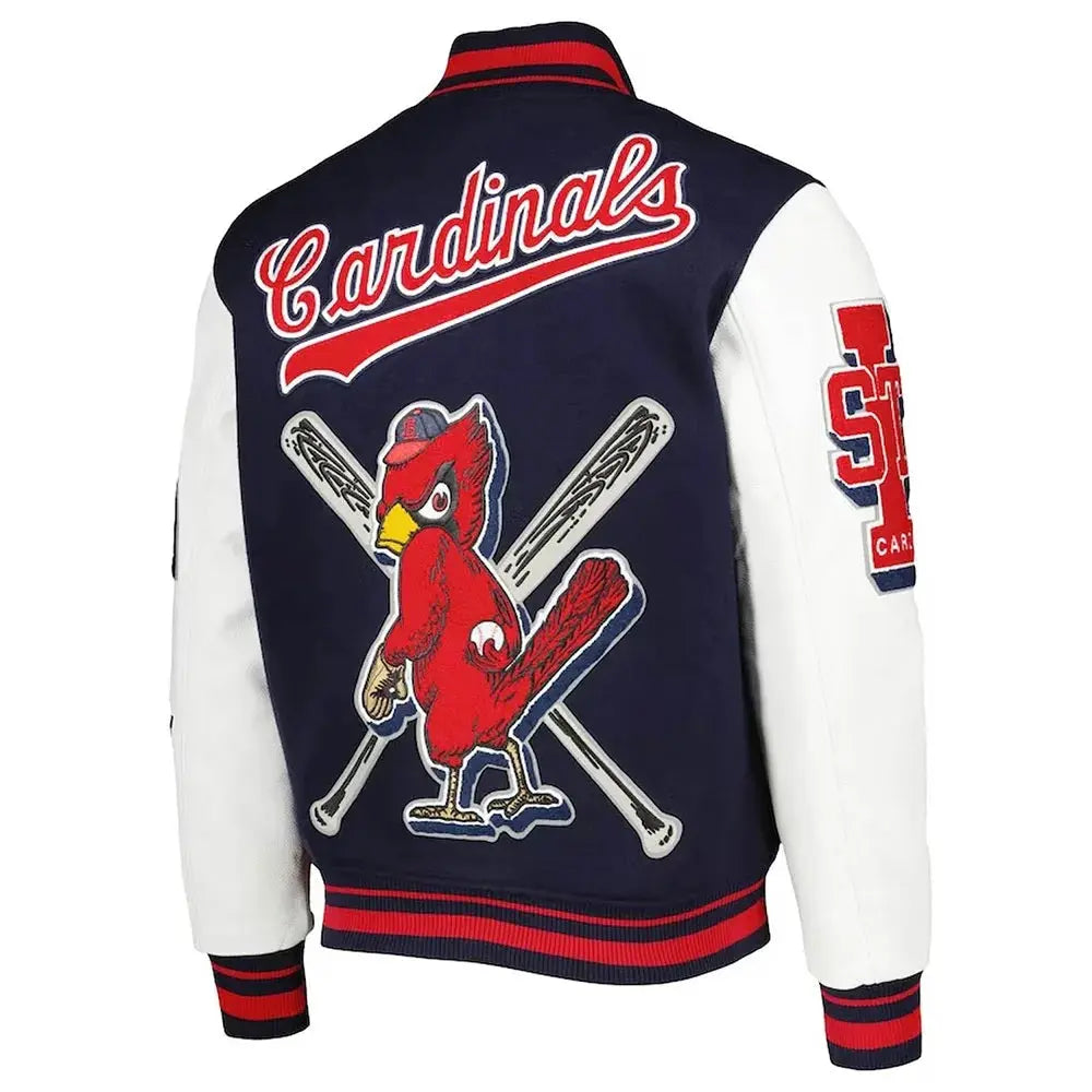 St Louis Cardinals Mash Up Varsity Jacket USA Jackets