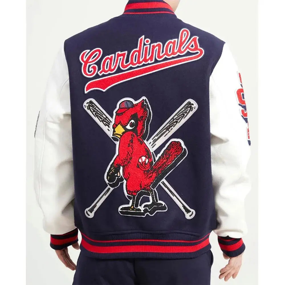 St Louis Cardinals Mash Up Varsity Jacket USA Jackets