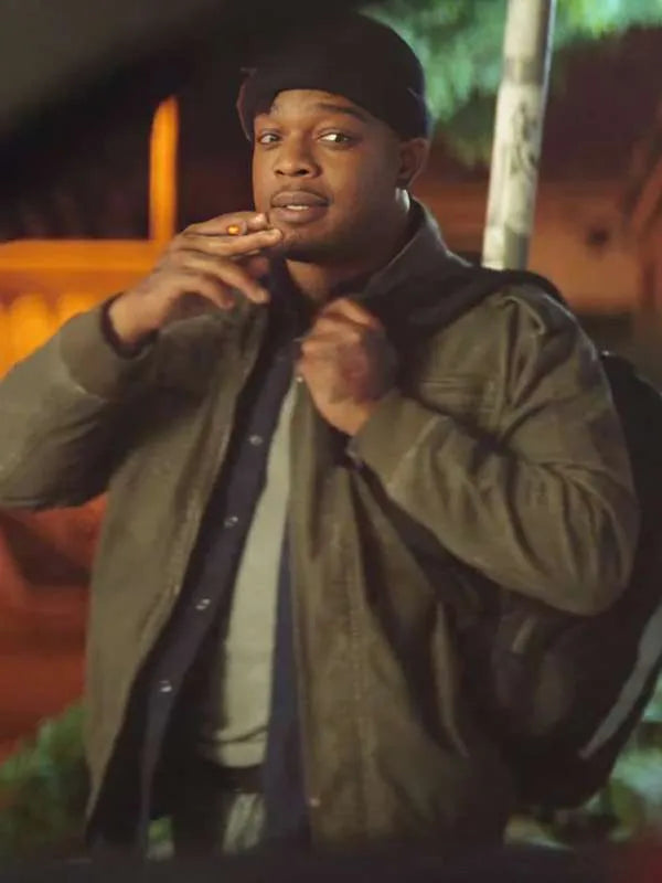 Stephan James Night Always Comes 2025 Green Jacket USA Jackets