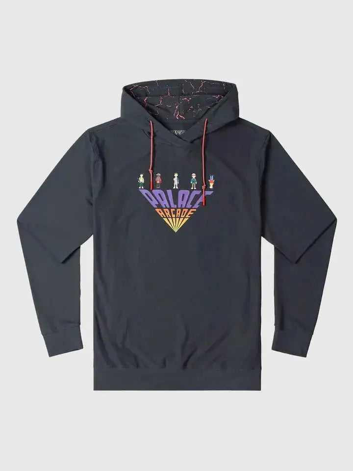 Stranger Things Palace Arcade Soft Stretch Hoodie USA Jackets