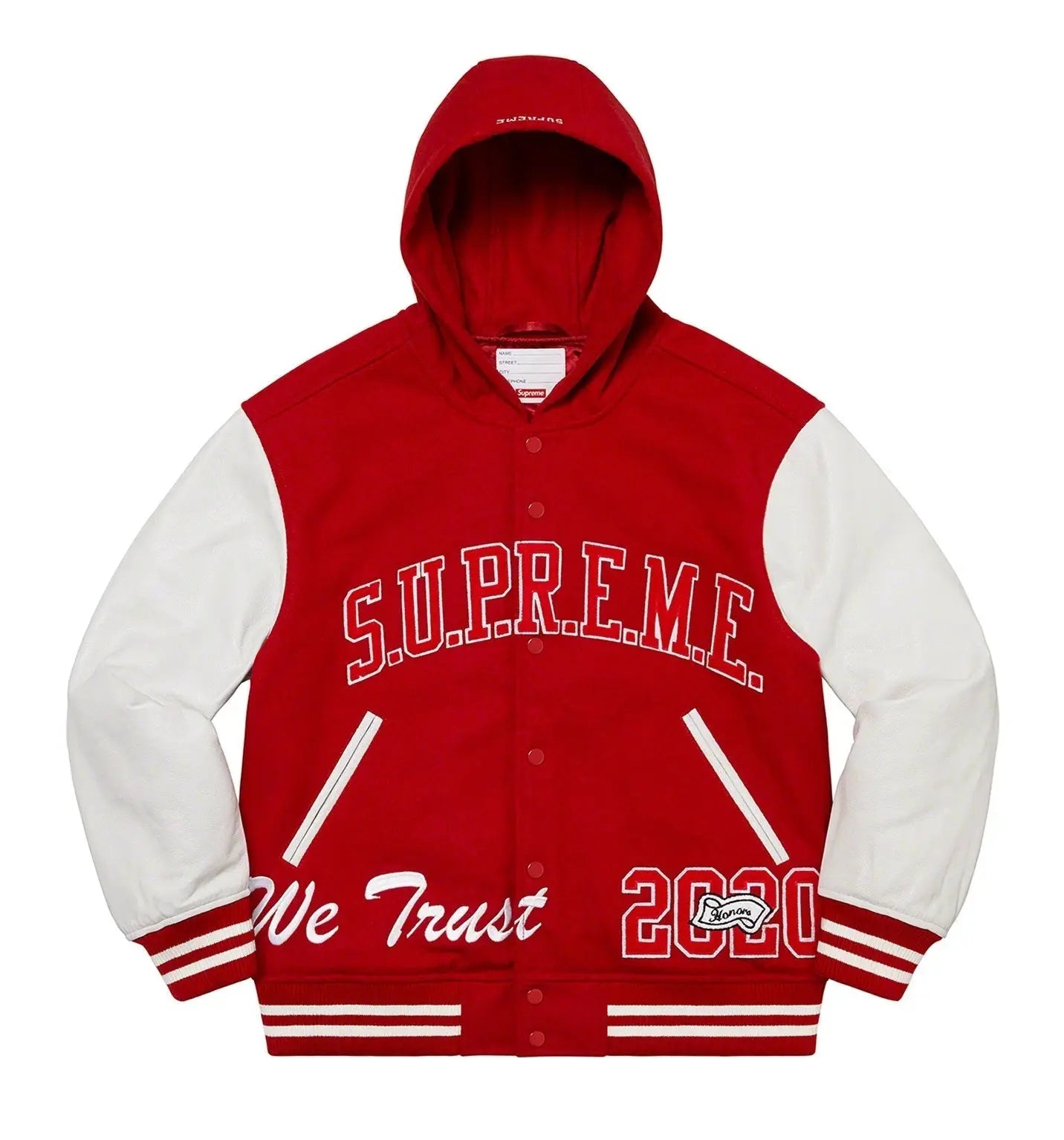 Supreme King Hooded Varsity Jacket USA Jackets