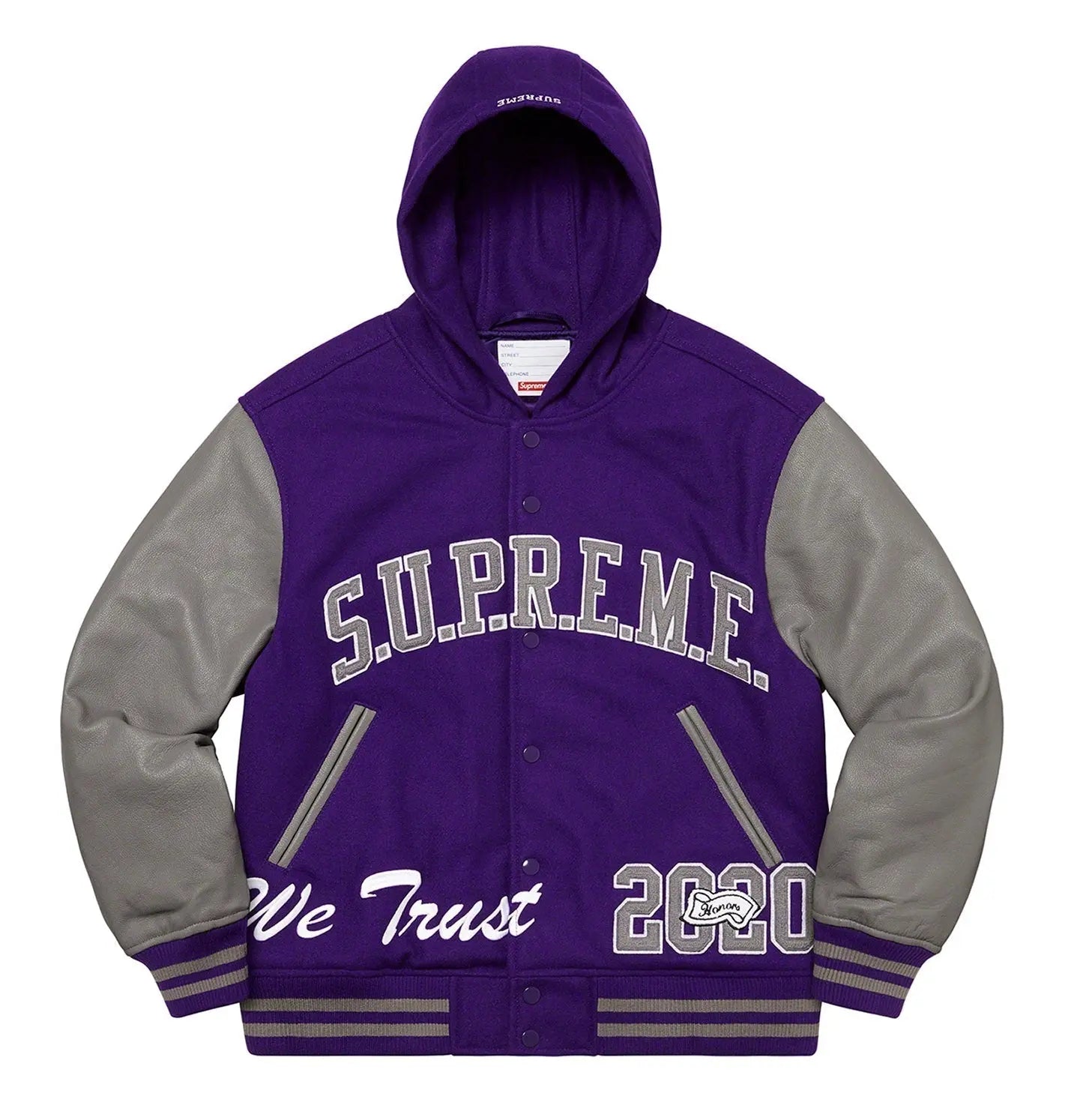 Supreme King Hooded Varsity Jacket USA Jackets