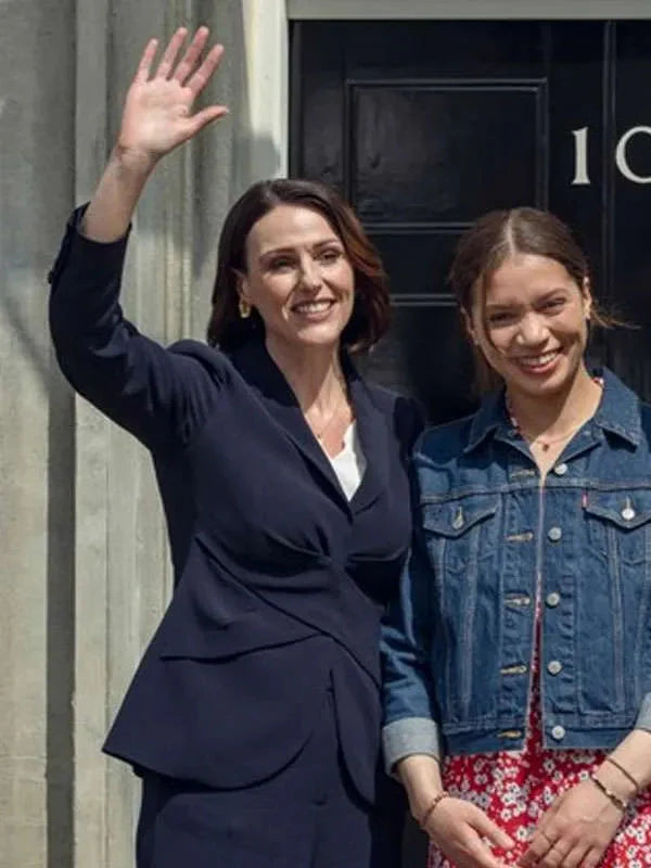 Suranne Jones Hostage Blue Blazer USA Jackets