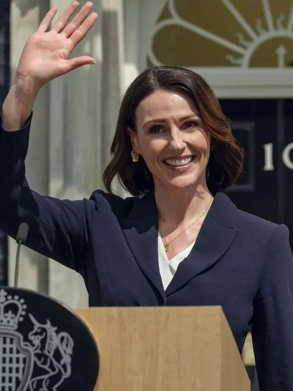 Suranne Jones Hostage Blue Blazer USA Jackets