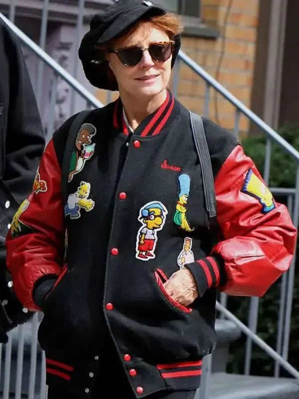 Susan Sarandon Simpsons Varsity Jacket USA Jackets