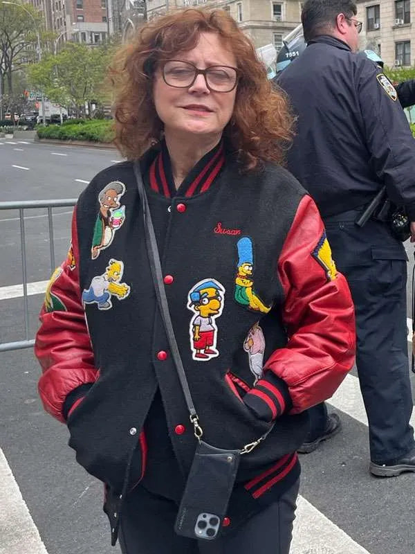 Susan Sarandon Simpsons Varsity Jacket USA Jackets