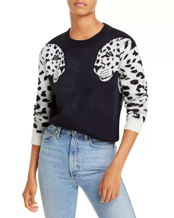 Celebrity IOU S10 Tyra Banks Jaguar Sleeve Crewneck Sweater USA Jackets