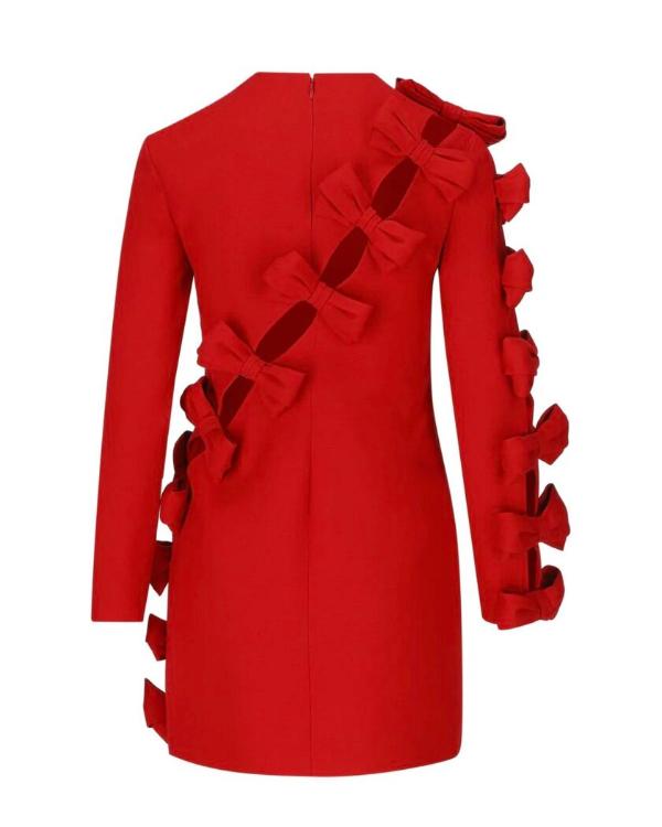 Real Housewives Of Miami Marysol Patton Red Bows Mini Dress USA Jackets