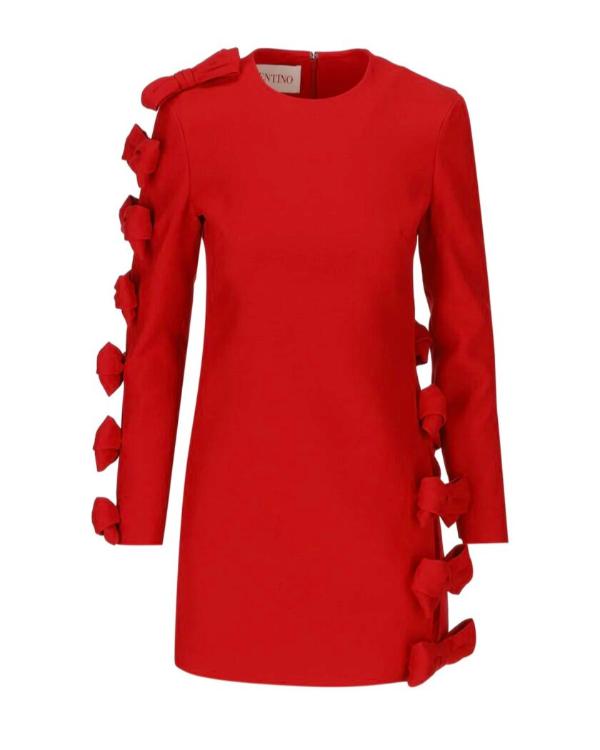 Real Housewives Of Miami Marysol Patton Red Bows Mini Dress USA Jackets