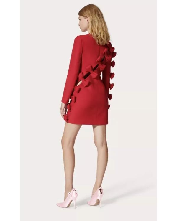 Real Housewives Of Miami Marysol Patton Red Bows Mini Dress USA Jackets