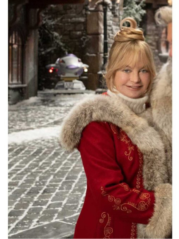 The Christmas Chronicles 2 Goldie Hawn Coat USA Jackets