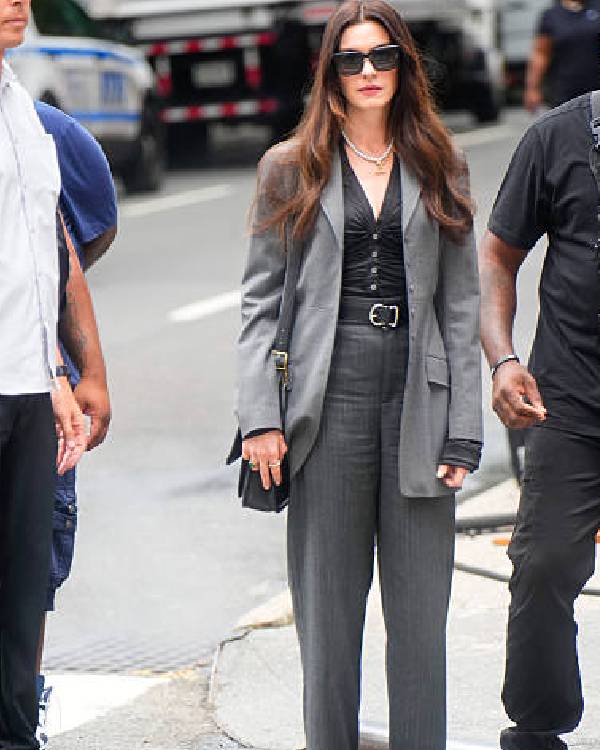 The Devil Wears Prada 2 Anne Hathaway Grey Coat USA Jackets
