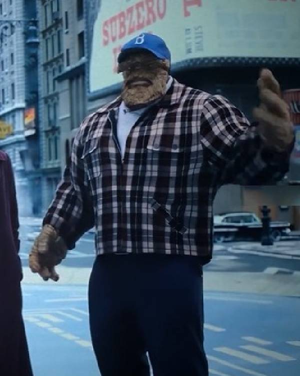 The Fantastic Four First Steps Ben Grimm Plaid Jacket USA Jackets