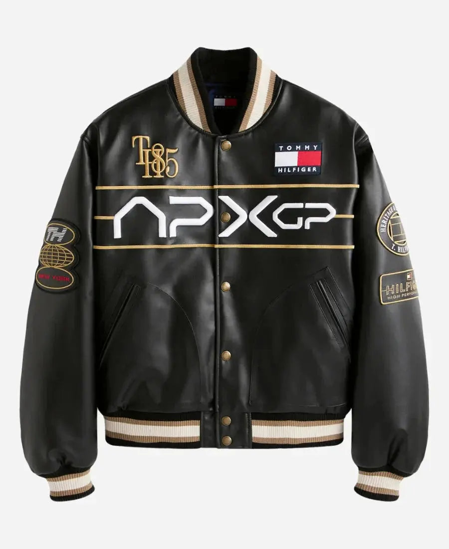 Tommy Hilfiger F1 Movie Racing Varsity Jacket USA Jackets
