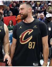 Travis Kelce Cleveland Cavaliers 87 Jersey USA Jackets