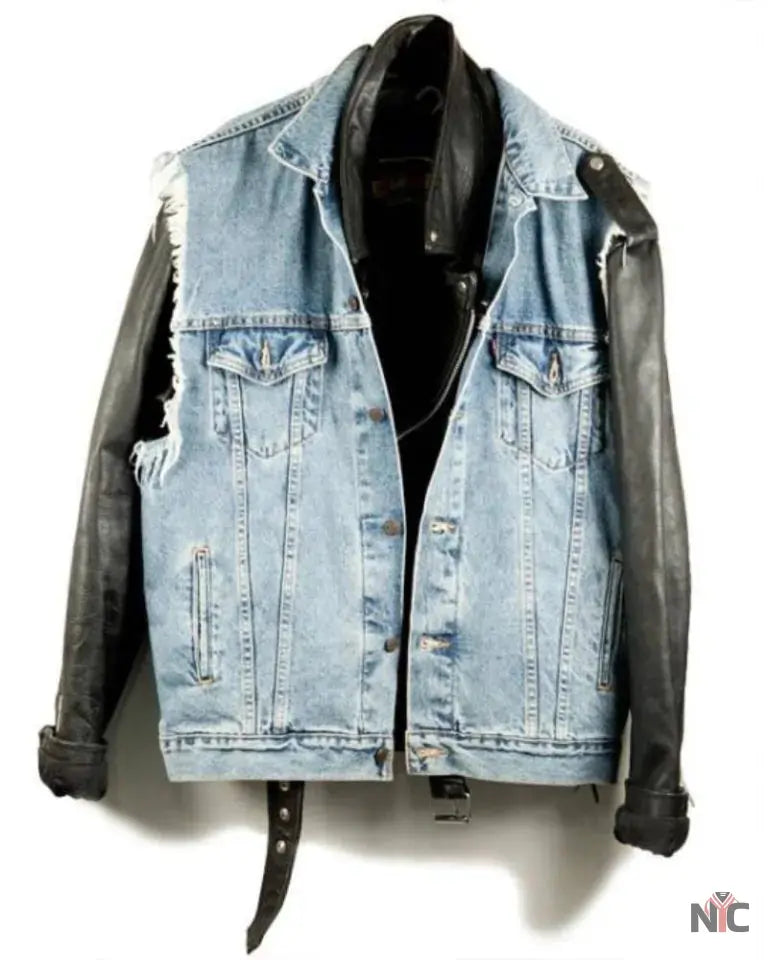 Triple H Denim Leather Jacket USA Jackets